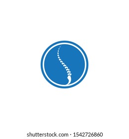 Spine diagnostics symbol logo template vector illustration design 