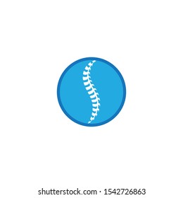 Spine diagnostics symbol logo template vector illustration design 