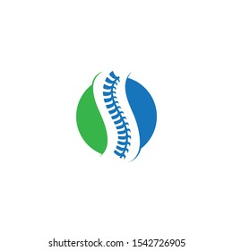 Spine diagnostics symbol logo template vector illustration design 