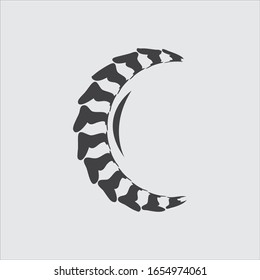 Spine diagnostics symbol logo template vector illustration design