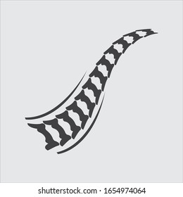 Spine diagnostics symbol logo template vector illustration design