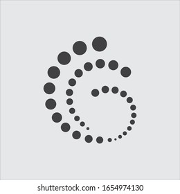 Spine diagnostics symbol logo template vector illustration design