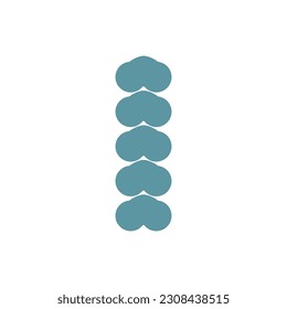 Spine diagnostics symbol logo template vector illustration design