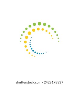 Spine diagnostics symbol logo template vector illustration design 