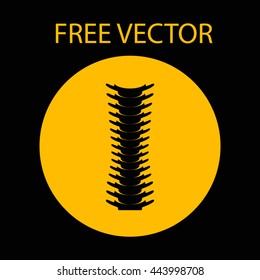 spine free vector style flat free vector style flat