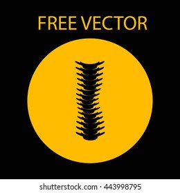 spine free vector style flat free vector style flat