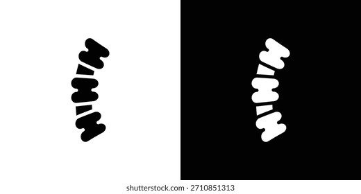 Colección de Vector de diseño de íconos de columna vertebral.