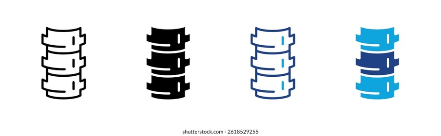 Spine Icon Element For Design