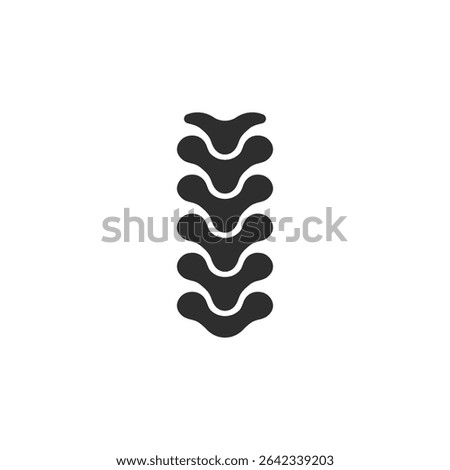 Spine icon. Human spine vector illustration
