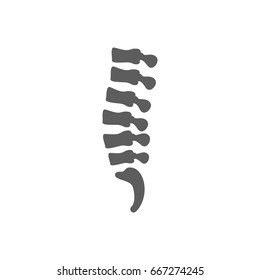 Spine icon in trendy flat style isolated on white background. Symbol for your web site design, logo, app, UI. Vector illustration, EPS