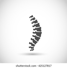 Spine icon vector 