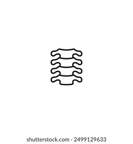 Spine icon vector. EPS 10 editable vector