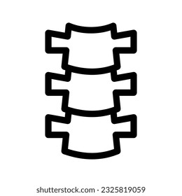 Spine Icon Vector Symbol Design Illustration