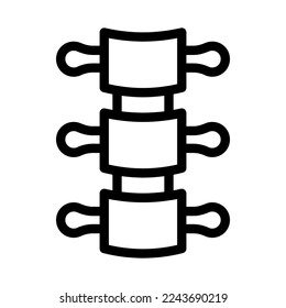 spine line icon illustration vector graphic