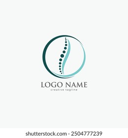 Spine logo, Chiropractic logo, Creative Chiropractic Concept Design Template, Back, Bone, Care chiropractic logo fully editable vector template