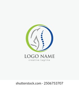 Spine logo, Chiropractic logo, Creative Chiropractic Concept Design Template, Back, Bone, Care chiropractic logo fully editable vector template