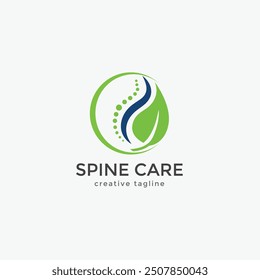 Spine logo, Chiropractic logo, Creative Chiropractic Concept Design Template, Back, Bone, Care chiropractic logo fully editable vector template