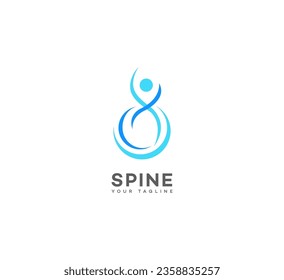 spine logo Design Template Vector icon