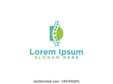 spine Logo Designs Vector Illustration