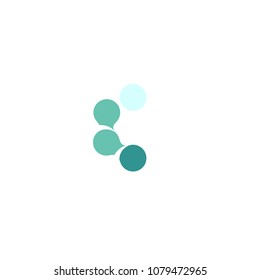 Spine logo restoration. Healthy back abstrack symbol. Backbone MRI icon.Isolated vector logo, unusual illustration on white background.