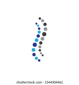Spine logo template  vector icon illustration design