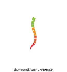 Spine logo template vector icon design