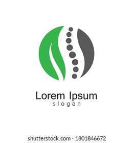 Spine logo template vector icon design