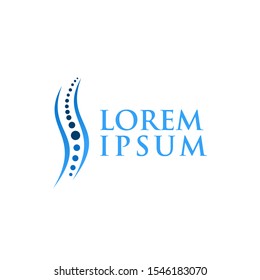Spine logo vector, 	
Chiropractic Logo Template Simple Design