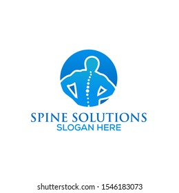 Spine logo vector, 	
Chiropractic Logo Template Simple Design