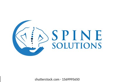 Spine logo vector, 	
Chiropractic Logo Template Simple Design