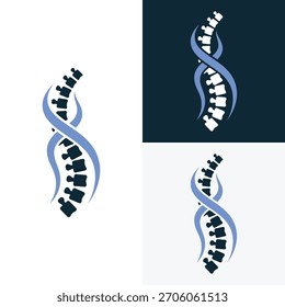 Ilustración de icono de Vector de logotipo de columna