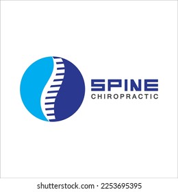 Spine logo vector illustration design template