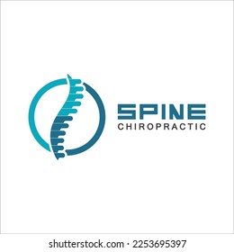 Spine logo vector illustration design template