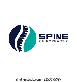 Spine logo vector illustration design template