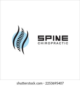 Spine logo vector illustration design template