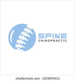 Spine logo vector illustration design template