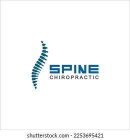 Spine logo vector illustration design template