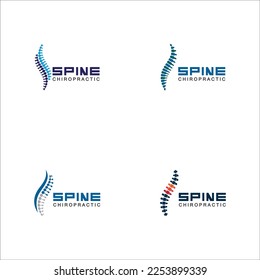 Spine logo vector illustration design template
