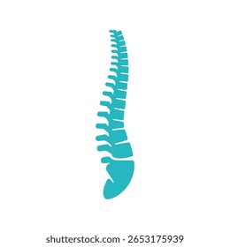 Spine logo vector illustration template design