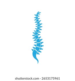 Diseño de Plantilla de Ilustración vectorial de logotipo de columna vertebral