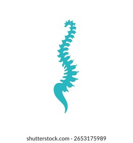 Diseño de Plantilla de Ilustración vectorial de logotipo de columna vertebral