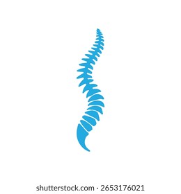 Diseño de Plantilla de Ilustración vectorial de logotipo de columna vertebral
