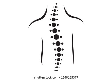 Spine Orthodontic and diagnostics symbol logo design