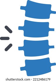 ilustración de vectores espinosos en un fondo transparente. Símbolos de calidad superior. Iconos vectoriales de glifos para diseño de conceptos y gráficos. 
