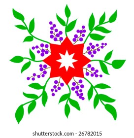 Sping and sumer floral pattern