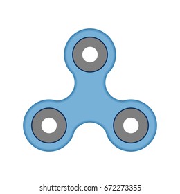 Spinner Fidget Icon Isolated on White background. Vector illustration