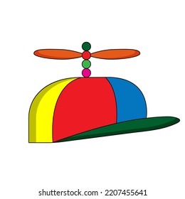 Spinner Hat Icon. Accessor For Your Nft Collection. Vector Illustration 
