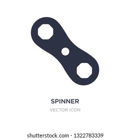 spinner icon on white background. Simple element illustration from Entertainment and arcade concept. spinner sign icon symbol design.