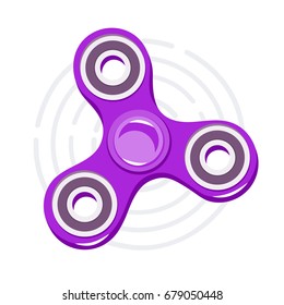 Spinner icon on white background. Abstract vector illustration. 