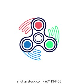 Spinner icon. Outline style